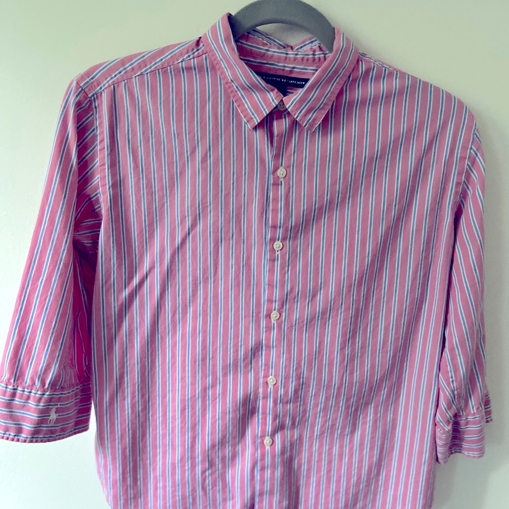 Ralph Lauren Sport Button Down, Slim Fit, Large